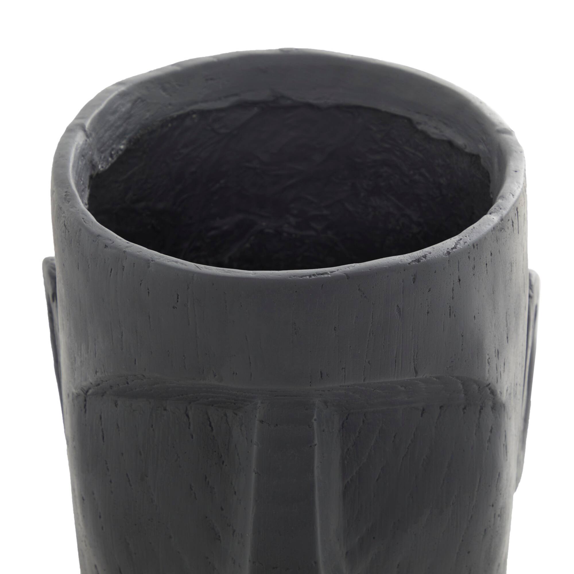 Grey Contemporary Planter, 13" x 14" x 18"